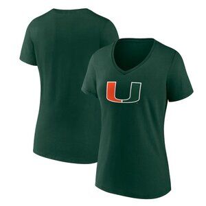 NWT Box Clothing Sz Large Miami Hurricanes Ladies Shirt